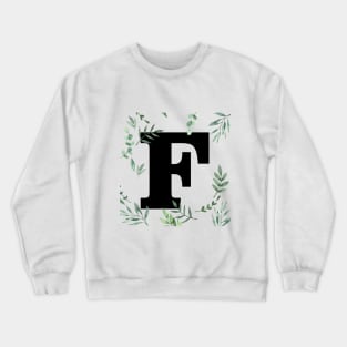 Letter F Crewneck Sweatshirt